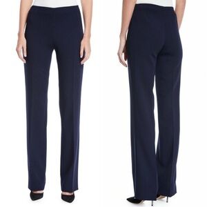 NWT Akris Carole Straight-Leg Wool Pants